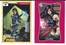 PSYLOCKE - 1991 IMPEL / 2014 DIVAS, NEAR MINT NM+ trading cards (Marvel) X-MEN picture