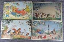 Lot of 8 Molly Brett postcards.  The Medici Society.  Animals. Unposted. picture