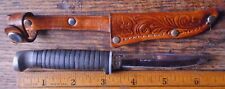 VINTAGE CASE XX 2002 SMALL GAME M3 FINN SS.  HUNTING KNIFE (GERMANY SHEATH) picture