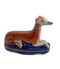 Staffordshire Reproduction Dog Statue With Pen Holder picture