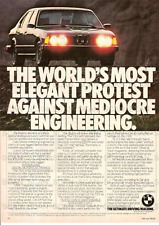 1982 BMW 733i Vintage Magazine Ad   'The Ultimate Driving Machine' picture