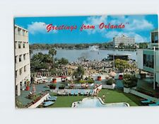Postcard Lake Eola Bandshell Greetings from Orlando Florida USA picture