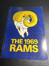1969 Los Angeles Ram Press Radio Television Guide NFL Football picture