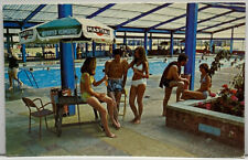 ST MARGARETS DOVER KENT Attractive Men and Women Vintage Swimsuits Pool Postcard picture