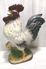 Hand Painted Ceramic Rooster Measurements In Pics. picture