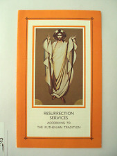 VTG. 1985 PAMPHLET RESURRECTION SERVICE ACCORDING TO RUTHENIAN TRADITION #REL picture