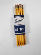 Vtg Qty 9 AUTOGRAPH American Pencil Co Number 733~No. 4 Hard Wood Pencils NOS picture