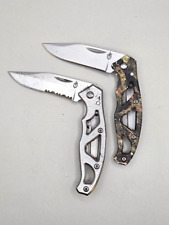 Lot of TWO Gerber Mini Paraframe Folding Pocket Knives picture