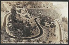 Rowena Loops, Columbia River Highway, Oregon, Early Real Photo Postcard, Unused picture