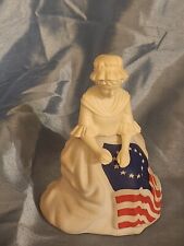 Vintage 1976 Avon Betsy Ross American Flag Figurine Sonnet Cologne picture