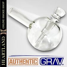 GRAV Spherical Pocket Bubbler Bong Tobacco Smoking Hand Pipe CLEAR picture
