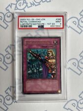 Yu-Gi-Oh Royal Command Labyrinth Of Nightmare 1st Edition Lon-080 Psa 9 Eng Mint picture