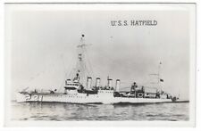 RPPC, Early View of The U. S. S. HATFIELD picture