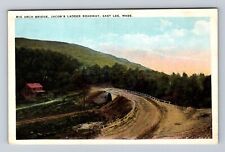 East Lee MA-Massachusetts, Arch Bridge, Jacob's Ladder Roadway Vintage Postcard picture