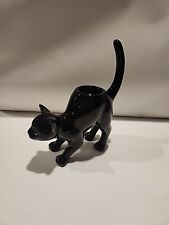 Party Lite Black Cat Tea Light Holder P9415 Glossy Halloween 9