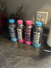 Complete Set Of 4 Limited Edition PRIME X  Drink PINK AND BLUE Holo, Codes Incl. picture