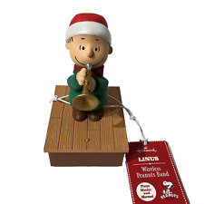 2011 Hallmark Peanuts Wireless Christmas Band Linus Playing Trumpet picture