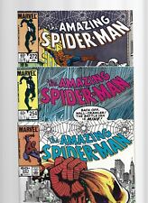 *WOW HOT* MARVEL AMAZING SPIDER-MAN MIXED LOT OF 3 COPPER AGE COMICS 1st. SLYDE picture