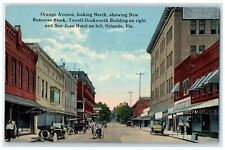 c1910 Orange Avenue Looking North New Business Block Orlando Florida FL Postcard picture