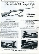 1948 Print Ad of Winchester Model 75 Target Rifle picture