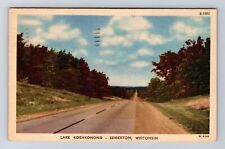 Edgerton WI-Wisconsin, Lake Koshkonong, Antique, Vintage c1957 Postcard picture