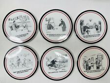The New Yorker Coasters, Restoration Hardware Exclusive, Set Of 6, Wine Cartoons picture