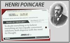Expired Metro card . Train of thought . Subway. HENRI POINCARE . 2010 . picture
