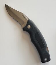 Vintage Schrade+ USA SG7 Outback Lockback  Folding Knife EXCELLENT  picture
