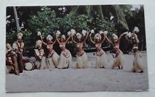 Vintage Photo Postcard Beautiful Tahitian Dancers Perform Hula WELCOME DANCE  picture