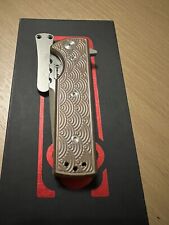 Chaves T.A.K. Drop Point SEIGAIHA ENGRAVED COPPER picture