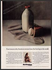 Burlington Pantyhose Hosiery 1960s Print Advertisement Ad 1969 Best Legs picture
