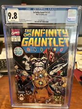 Infinity Guantlet #1 CGC 9.8    Thanos Avengers Starlin / Perez 1991  WP KEY picture
