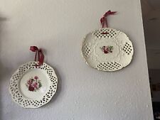 SET OF 2 FORMALITIES BY BAUM BROTHERS PLATES VICTORIAN STYLE WITH RIBBON picture