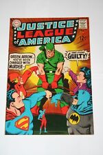 Justice League of America 69 1969 DC Great Green Arrow cover very nice copy picture