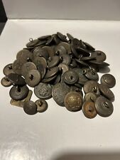 RARE Early American War Buttons Waterbury Military Buttons Lot Of 67 Pieces  picture
