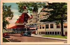Coronado CA-California, Patio Hotel Del Coronado, Gardens, Vintage Postcard 1941 picture