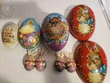 Large 8 Inch Antique Nesting Candy Container Egg  Germany  picture