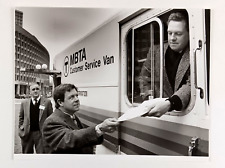 1991 Boston MA MBTA Customer Service Truck T Station Employees VTG Press Photo picture