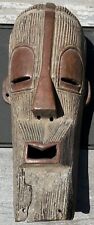 African Kifwebe Tribal Face Mask Wood Hand Carved Wall Hanging Mask Songye Congo picture