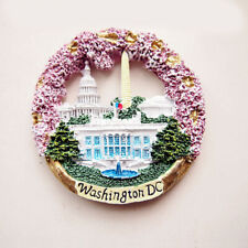 Washington D.C.  USA Tourism Travel Souvenir 3D Resin Fridge Magnet H3 picture