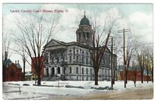 ELYRIA OH/OHIO Postcard LORAIN COUNTY COURT HOUSE, Johnstown PA/PENNSYLVANIA '12 picture