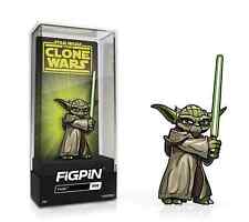 Figpin Star Wars The Clone Wars Yoda Enamel Pin #998 Disney New picture