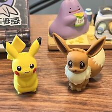 Pokemon Pikachu and Eevee Eraser Figure picture