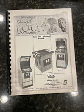 Bally Midway The Adventures Of Robby Roto Original Parts And Operating Manual picture