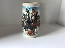 2008 Budweiser Holiday Stein - 75th Anniversary Clydesdales  Horses picture
