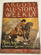 argosy all story weekly April 2, 1921 Pulp Magazine VG picture