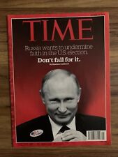 Time Magazine October 10, 2016 Don't Fall For It Vladimir Putin No Label RARE picture