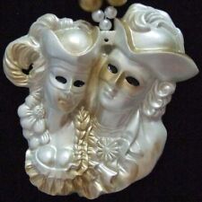Renaissance and Romance Venetian Mask Mardi Gras Bead Necklace New Orleans picture