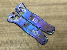 P40 Riveted Flamed Titanium Scales for Benchmade Bugout 535 picture