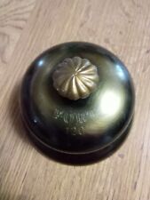 Vintage 1900s Fort 120 Brass Service Bell Front Desk Hotel Counter picture
